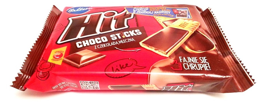 Bahlsen, Hit Choco Sticks z czekoladą mleczną (1)