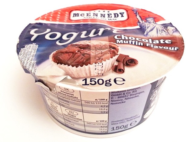 Lidl Tydzień Amerykański McEnnedy Yogurt Chocolate Muffin Flavour czekoladowa muffinka (1)