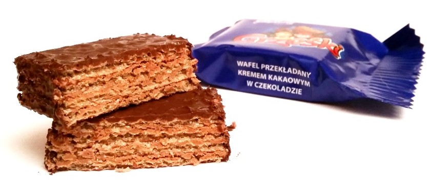Goplana, wafelki Grześki kakaowe w czekoladzie, copyright Olga Kublik