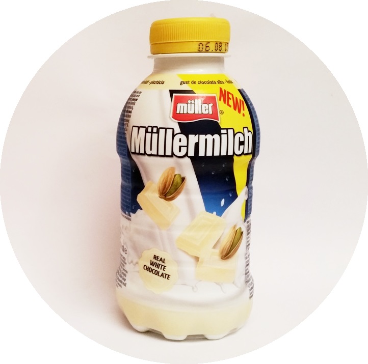 Muller, Mullermilch biała czekolada-pistacja (1)