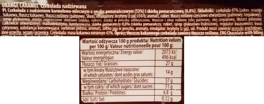 Wawel, Orange Caramel 125 g (2)