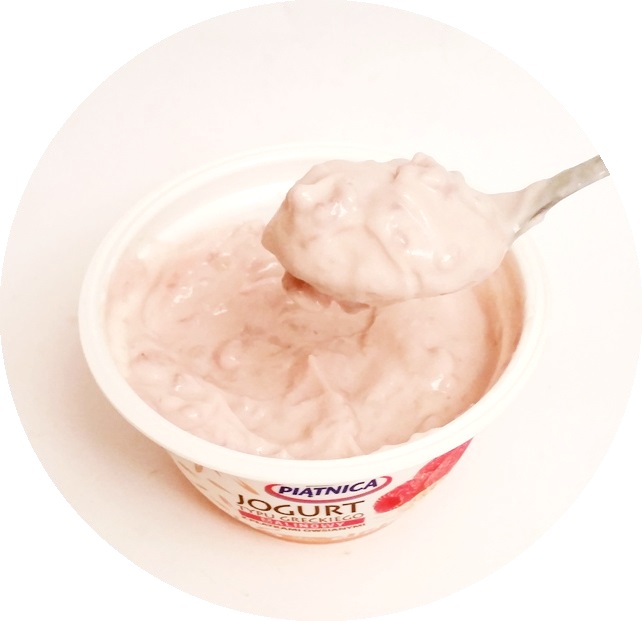 Piątnica, Jogurt typu greckiego 1,6 tł. malinowy z płatkami owsianymi