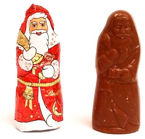 Lindt, Frohest Fest Mini Santa, czekoladowe mikołaje z mlecznej czekolady, copyright Olga Kublik
