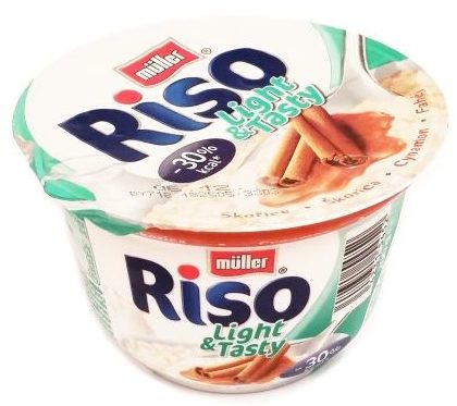 Muller, Riso Light & Tasty Cynamon, niskokaloryczny ryż na mleku z cynamonem, copyright Olga Kublik