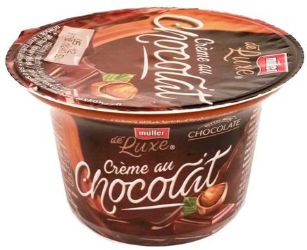 Muller, deser mleczny de Luxe Creme au Chocolat orzech włoski, copyright Olga Kublik