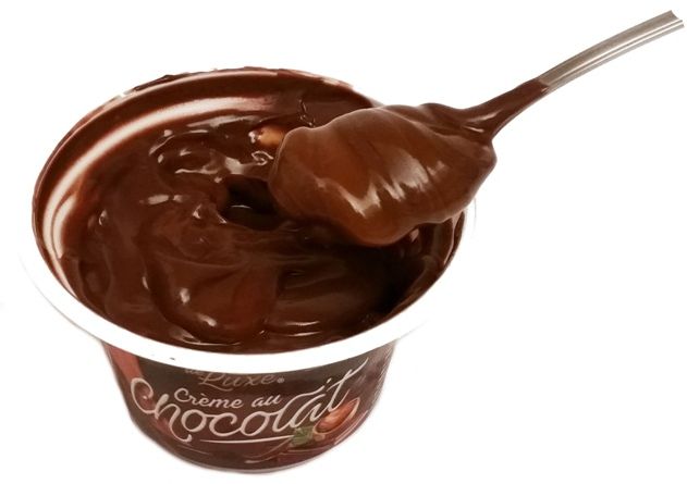 Muller, de Luxe Creme au Chocolat, gęsty deser czekoladowy z sosem o smaku orzechów laskowych, copyright Olga Kublik