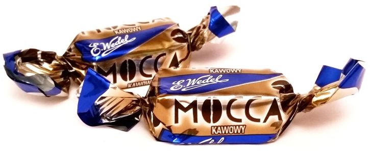 Wedel, cukierek Mocca z nadzieniem kawowym w czekoladzie, Mieszanka Wedlowska, copyright Olga Kublik