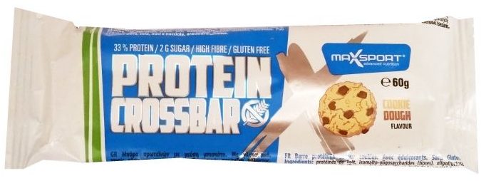 MaxSport, Protein Crossbar Cookie Dough Flavour, białkowy baton dla sportowców, copyright Olga Kublik