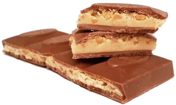 Millano-Baron, Peanut Butter, mleczna czekolada z masłem orzechowym i fistaszkami marki Magnetic z Biedronki, copyright Olga Kublik