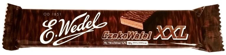 Wedel, CzekoWafel XXL, wafel z kremem kakaowym oblany deserową czekoladą, copyright Olga Kublik