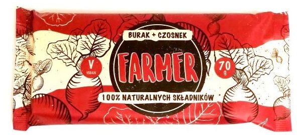 Zmiany Zmiany, warzywny raw bar Farmer burak czosnek, bez glutenu i cukru, naturalne składniki, copyright Olga Kublik