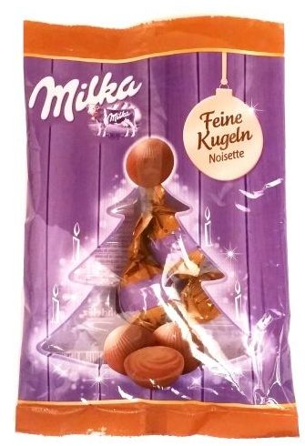 Milka, Feine Kugeln Noisette, czekoladowe praliny z nadzieniem o smaku nugatu, copyright Olga Kublik