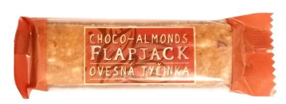Rupa, Choco-Almonds Flapjack Ovesna Tycinka, zdrowy baton owsiany z prażonymi migdałami i czekoladą, copyright Olga Kublik