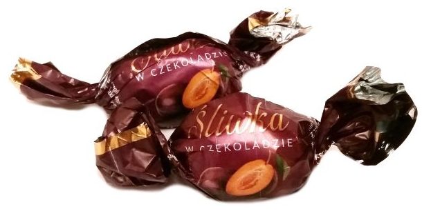 Czekolateria, Śliwka w czekoladzie z nadzieniem czekoladowym, Lidl, copyright Olga Kublik