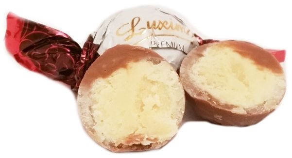 Luximo Premium, praliny czekoladowe z nadzieniem mlecznym i dżemem, copyright Olga Kublik