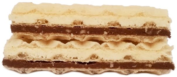 Goplana, Grześki gofree Vanilla-Chocolate with Hazelnuts, wafle gofrowe z kremami o smaku waniliowym i czekoladowym, copyright Olga Kublik