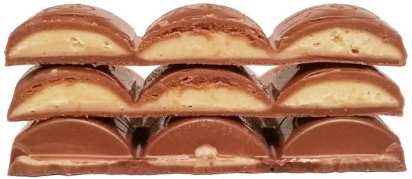 Millano-Baron, Ryelands Chocolates Peanut Butter Filled milk chocolate z Tesco, mleczna czekolada z nadzieniem - kremem o smaku masła orzechowego, copyright Olga Kublik