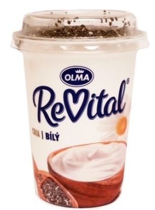 Olma, ReVital Chia Bily, jogurt naturalny z szałwią hiszpańską, copyright Olga Kublik