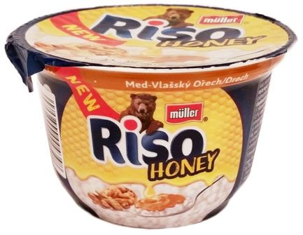 Muller, Riso Honey Miód - orzech włoski, ryż na mleku z sosem, copyright Olga Kublik