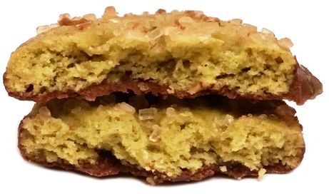 Lambertz, Bio Cookies Matcha, bio ciasteczka o smaku zielonej herbaty z polewą z ciemnej czekolady i cukrową posypką, copyright Olga Kublik