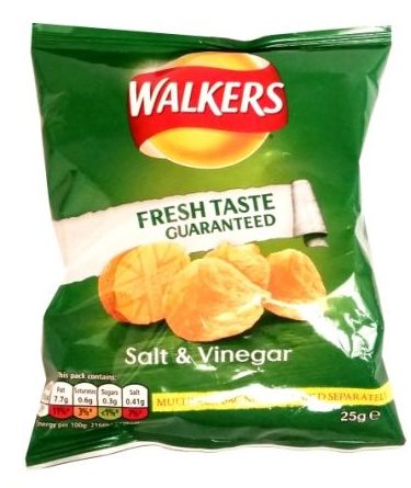 Walkers Snack Foods, Walkers Salt and Vinegar Frito-Lay, Lay's, chipsy ziemniaczane z solą i octem, copyright Olga Kublik