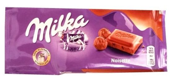 Milka, Noisette, mleczna czekolada nugtowa gianduja z orzechami laskowymi, copyright Olga Kublik