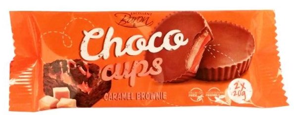 Millano, Baron Choco cups Caramel Brownie, czekoladowe babeczki z kremem brownie i karmelem, copyright Olga Kublik