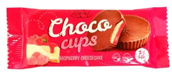 Millano, Baron Choco cups Raspberry Cheesecake, czekoladowe babeczki z kremem o smaku sernika z malinami, copyright Olga Kublik