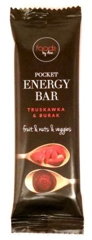 Foods by Ann, Pocket Energy Bar Truskawka Burak, wegański surowy baton od Anny Lewandowskiej, copyright Olga Kublik