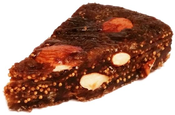 Dida Boza, Smokvenjak Organic Fig Cake with Almonds, zdrowy organiczny torcik figowy z migdałami, copyright Olga Kublik