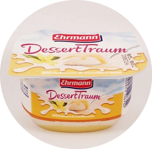Ehrmann, DessertTraum Milchdessert Vanillecreme, piankowy jogurt z sosem waniliowym, copyright Olga Kublik
