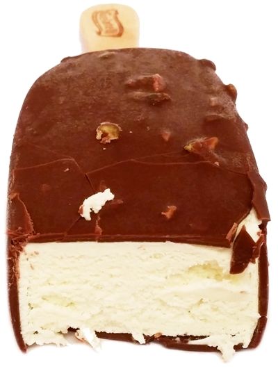 Gelatelli, Pistachio, limitowane lody pistacjowe w mlecznej czekoladzie z kawałkami orzechów pistacjowych z Lidla, copyright Olga Kublik