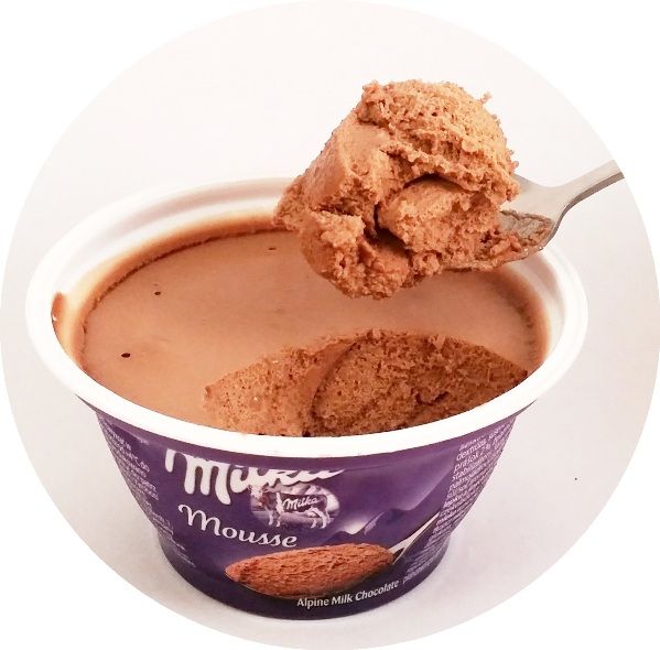 Milka, Mousse Alpine Milk Chocolate, deser mleczny aero o smaku mlecznej czekolady, czekoladowy pudding piankowy, copyright Olga Kublik