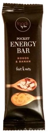 Foods by Ann, Pocket Energy Bar Kokos Banan, wegański baton surowy od Anny Lewandowskiej, zdrowe słodycze bez glutenu i cukru, copyright Olga Kublik