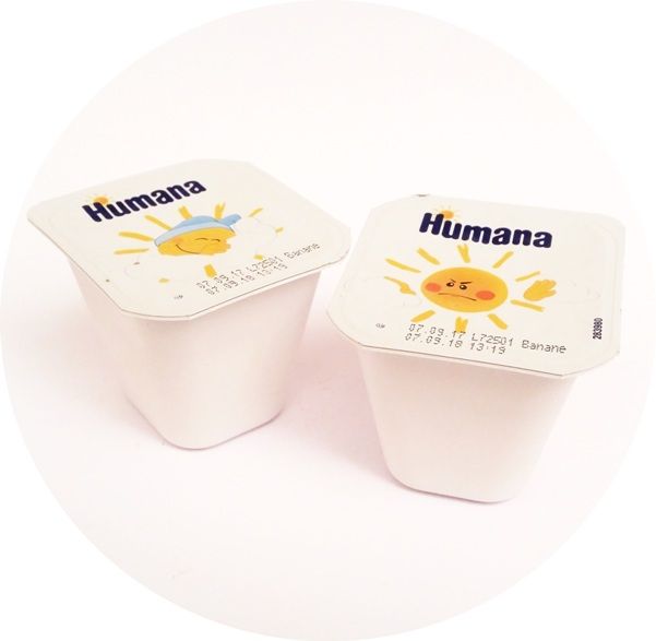 Humana, Milk minis Banane, deser dla dzieci o smaku bananów z Biedronki, copyright Olga Kublik