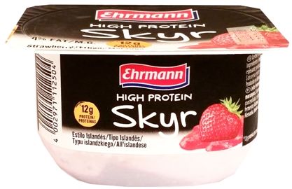 Ehrmann, High Protein Skyr truskawka, jogurt białkowy deser typu islandzkiego, copyright Olga Kublik