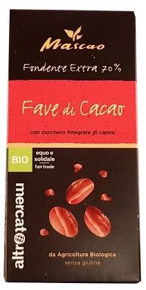 Mascao, Fondente Extra 70% cocoa Fave di Cacao Bio, ekologiczna gorzka czekolada z Włoch, copyright Olga Kublik