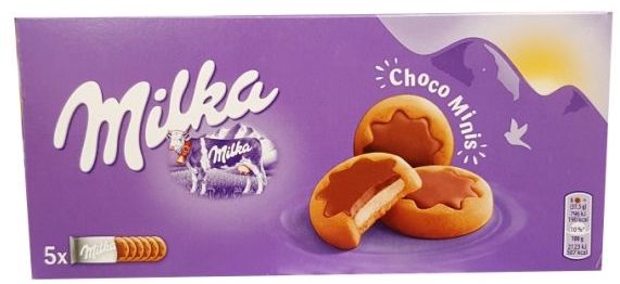 Milka, Choco Minis, ciastka z mleczną czekoladą i kremem mlecznym, kruche herbatniki, copyright Olga Kublik