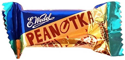 Wedel, Mieszanka Wedlowska cukierki w czekoladzie mlecznej Peanutka, copyright Olga Kublik
