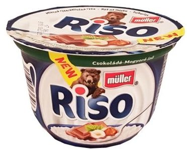 Muller, Riso czekolada - orzech laskowy, ryż na mleku, deser mleczny z ryżem, copyright Olga Kublik