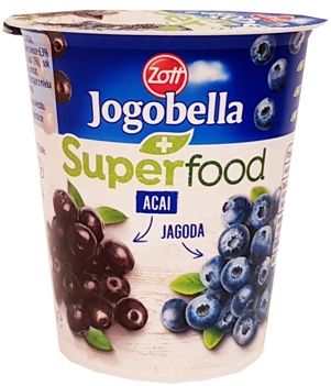 Zott, jogurt Jogobella Superfood Acai, Jagoda, copyright Olga Kublik