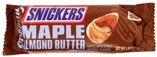 MARS, Snickers Creamy Maple Almond Butter, amerykański baton czekoladowy z masłem migdałowym i syropem klonowym, copyright Olga Kublik
