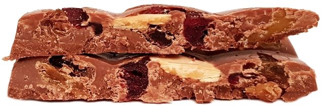 Malbi Foods, Millenium Fruits Nuts Cranberries Raisins Almonds Hazelnuts, mleczna czekolada z bakaliami, czekolada ukraińska, copyright Olga Kublik
