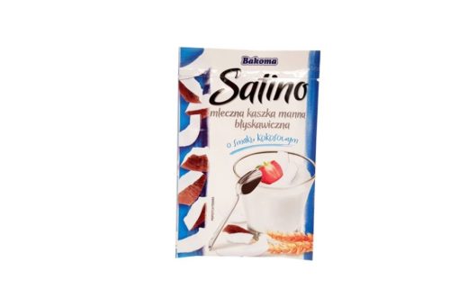 Bakoma, Satino mleczka kaszka manna błyskawiczna o smaku kokosowym, kaszka kokosowa, copyright Olga Kublik