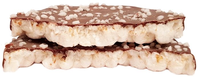 Kupiec, Wafle ryżowe z belgijską czekoladą deserową i kawałkami o smaku miętowym, wafle ryżowe w czekoladzie z miętą, copyright Olga Kublik