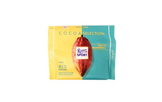 Ritter Sport, Cocoa Selection Fine 61% cocoa Nicaragua, ciemna czekolada deserowa, ciemna czekolada deserowa, copyright Olga Kublik