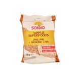 Sonko, Wafle Superfoods jaglane nasiona chia, zdrowe wafle jaglane, copyright Olga Kublik