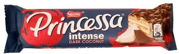 Nestle, Princessa Intense Dark Coconut, wafelek Princessa kokosowa w czekoladzie ciemnej deserowej, copyright Olga Kublik