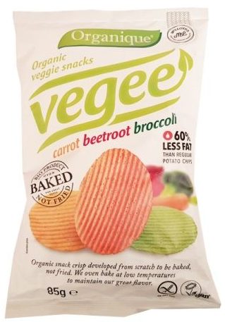 Organique, Organic veggie snacks Vegee carrot betroot broccoli wegańskie ekologiczne chipsy warzywne bez glutenu, copyright Olga Kublik