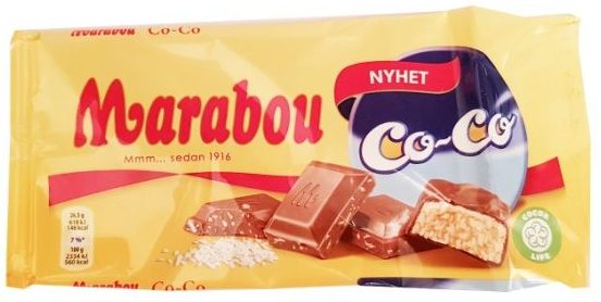 Marabou, Co-Co mleczna czekolada kokosowa, copyright Olga Kublik